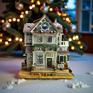 Lemax Captain Andrew's Residence Lighted Christmas Building (Damaged)